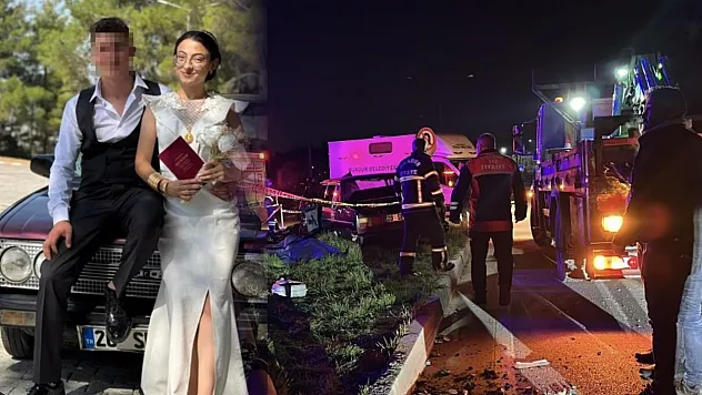 Burdur'da feci kaza: 6 ay önce evlenen genç çifti ölüm ayırdı