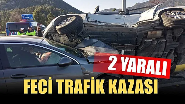 Feci trafik kazası: 2 yaralı
