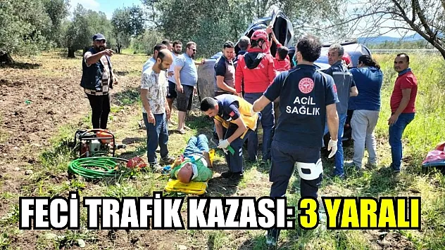 Feci trafik kazası: 3 yaralı