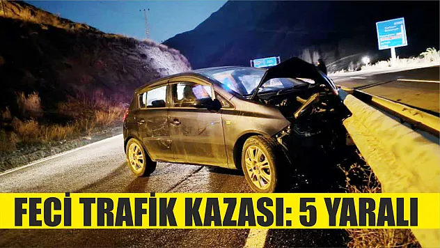 Feci trafik kazası: 5 yaralı