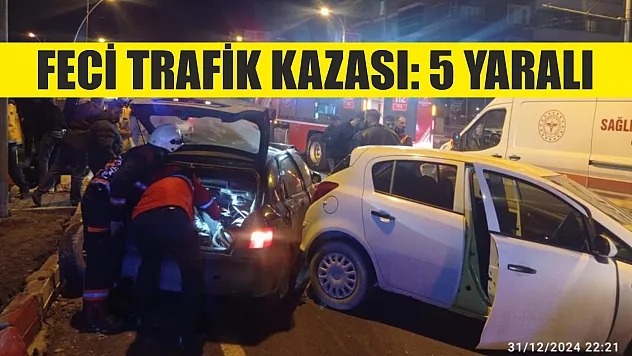Feci trafik kazası: 5 yaralı
