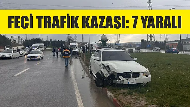 Feci trafik kazası: 7 yaralı