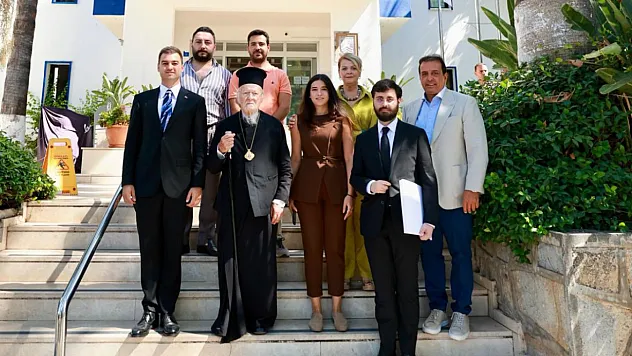 Fener Rum Patriği Bartholomeos, Bodrum Belediyesini ziyaret etti