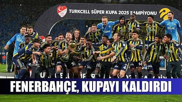 Fenerbahçe, kupayı kaldırdı