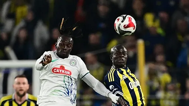 Fenerbahçe, Süper Lig'de yarın Çaykur Rizespor'a konuk olacak