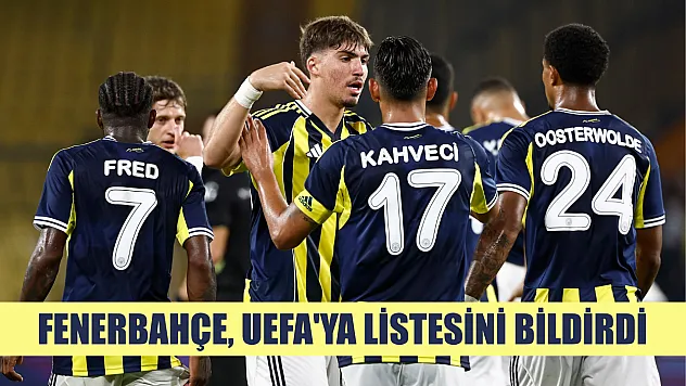Fenerbahçe, UEFA'ya listesini bildirdi