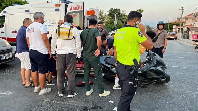 Fethiye Babataşı'nda motosiklet kazası: Anne ve çocuğu yaralandı