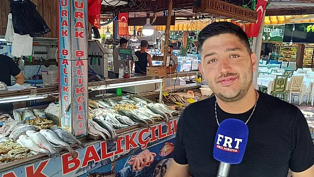 Fethiye Balık Pazarı'nda sezonun gözdesi 'çupra ve levrek'