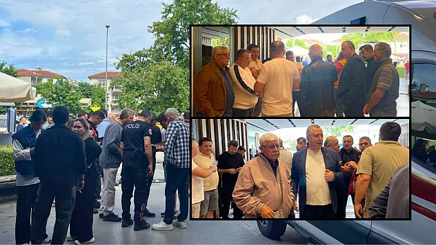 Fethiye Belediye Başkanı Karaca için hastane önünde yoğun bekleyiş