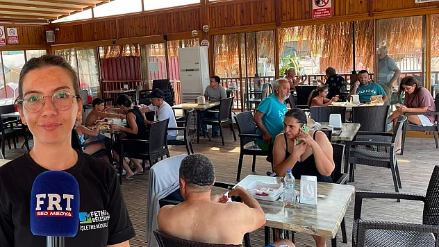 Fethiye Belediyesi Çalış Halk Plajı'nda uygun fiyatlar yüz güldürüyor