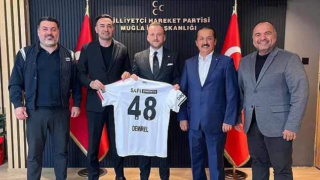 Fethiye Beşiktaş Taraftarlar Derneği'nden MHP Muğla İl Başkanlığı'na Ziyaret