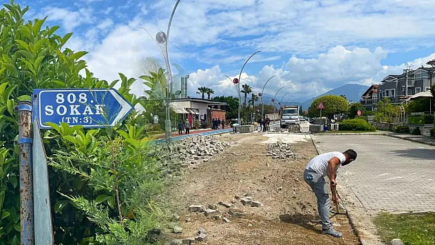 Fethiye Cahit Gündüz Caddesi yenilendi: Trafik akışı yeniden başlıyor