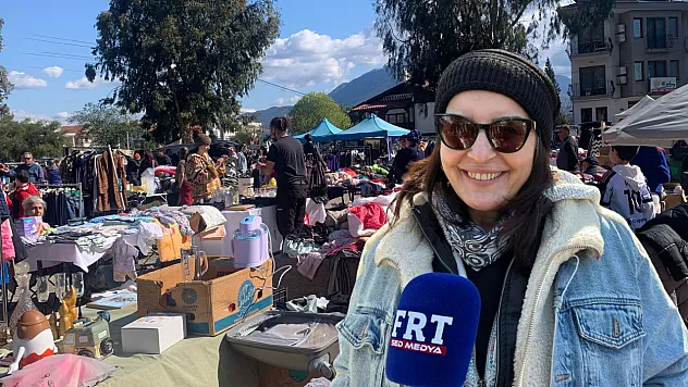 Fethiye Çalış İkinci El Pazarı'nda Cumartesi gününe alışma süreci sürüyor
