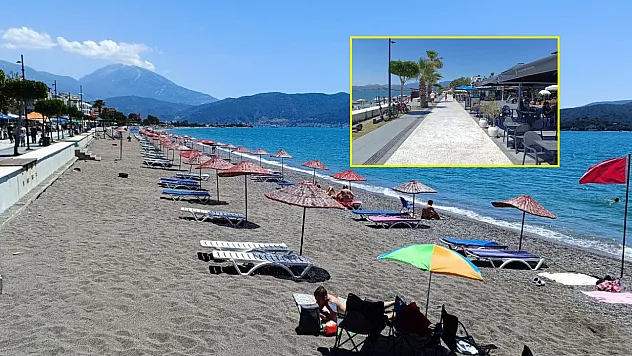Fethiye Çalış Plajı'nda Bayram Sonrası Sessizlik
