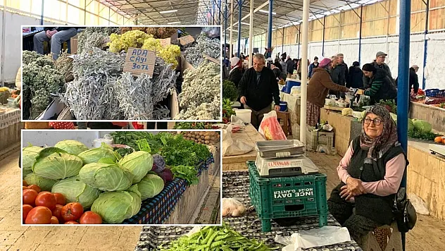 Fethiye Cuma Pazarı'nda kış bereketi: Hem alışveriş hem şifa