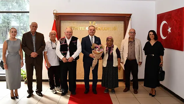 Fethiye'de 1 Ekim Yaşlılar Günü'nde anlamlı buluşma
