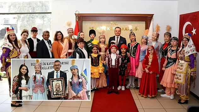 Fethiye'de 23 Nisan etkinlikleri kapsamında yabancı çocuklar ağırlandı