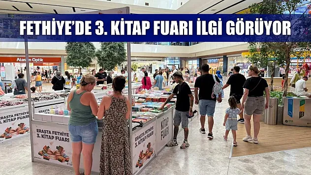 Fethiye'de 3. Kitap Fuarı ilgi görüyor