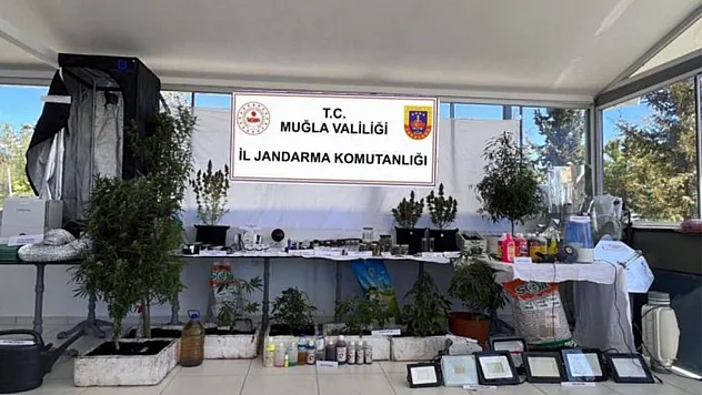 Fethiye'de 7 ayrı adrese uyuşturucu operasyonu