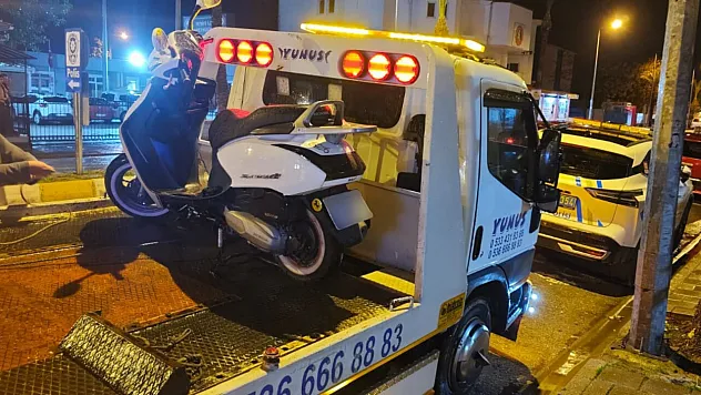 Fethiye'de Abartı Egzozlu ve Plakasız Motosiklet Yarışına Polis Müdahalesi