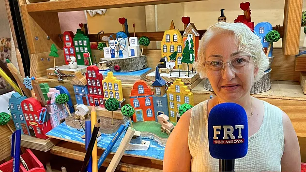Fethiye'de ahşaba hayat veren dokunuşlar, emekle sanata dönüşüyor