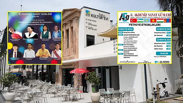 Fethiye'de Akdeniz Sanat Günleri Başlıyor