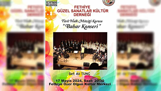 Fethiye'de Ali Tunç'un Şefliğinde Bahar Konseri Düzenlenecek