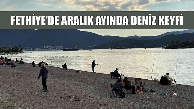 Fethiye'de Aralık ayında deniz keyfi