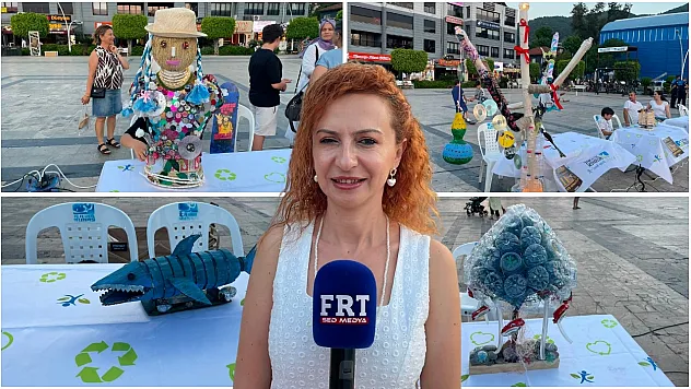 Fethiye'de atıklar sanata, tasarımlar ödüle dönüştü
