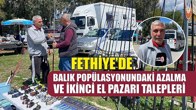 Fethiye'de balık popülasyonundaki azalma ve ikinci el pazarı talepleri