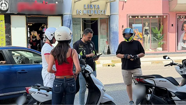 Fethiye'de bayram öncesi sıkı denetim: Kurallara uymayan araçlara işlem