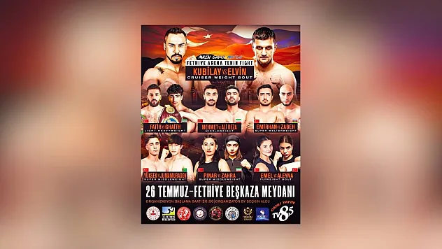 Fethiye'de Büyük Heyecan! Dev Boks Gecesi Öncesi Sporcular Karşı Karşıya Geliyor