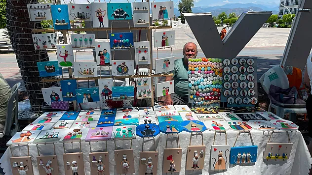 Fethiye'de Çevre Haftası kapsamında açılan stantlar beğeni topladı