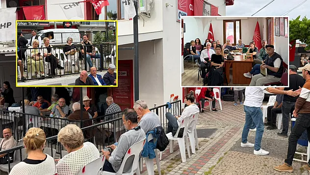 Fethiye'de CHP'liler İlçe Binasında Toplandı