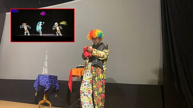 Fethiye'de çocuklar hologram dünyasıyla buluştu