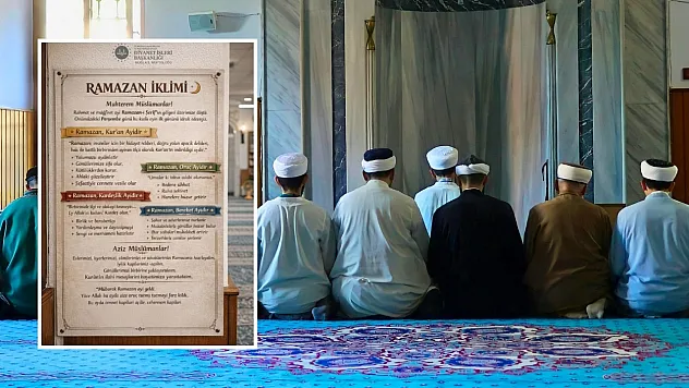 Fethiye'de Cuma Hutbesinde Ramazan'ın manevi iklimi hatırlatıldı