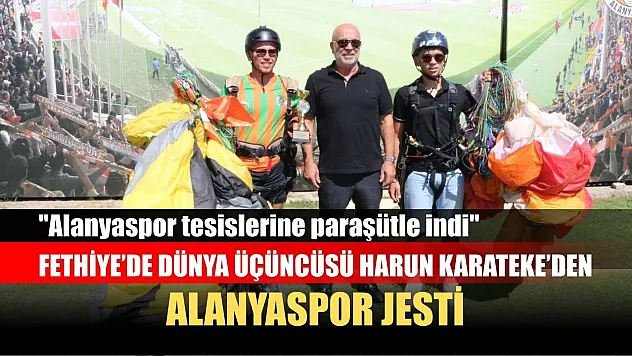 Fethiye'de Dünya Üçüncüsü Harun Karateke'den Alanyaspor Jesti