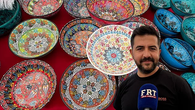 Fethiye'de el emeği hediyelikler yoğun ilgi görüyor