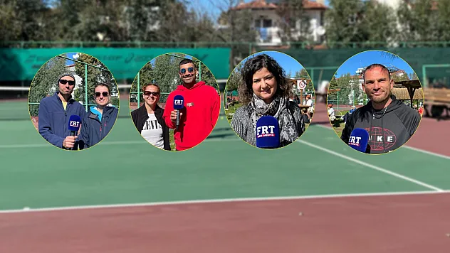 Fethiye'de ertelenen tenis turnuvası coşkulu başladı