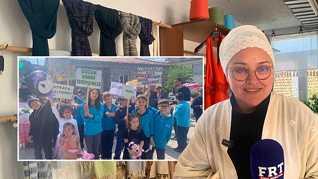 Fethiye'de festival renkleri: Dastar dokuma ve öğrenci stantları ilgi gördü