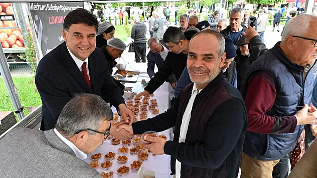 Fethiye'de geçmiş dönem yöneticiler için lokma hayrı düzenlendi