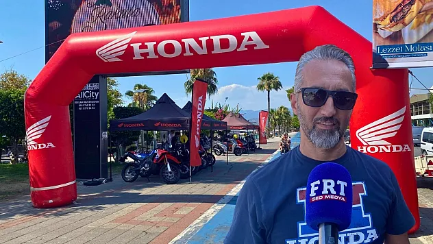Fethiye'de Honda motosiklet sergisi başladı: Motor tutkunları Uğur Mumcu Parkı'na davet edildi