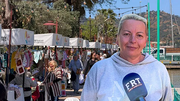 Fethiye'de kadın emeği: Likya Kadın Kooperatifi stantları