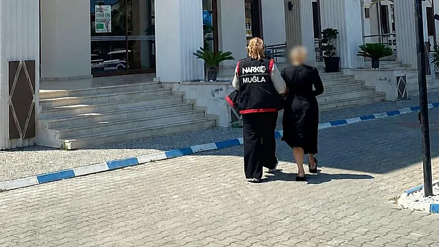 Fethiye'de kesinleşmiş hapis cezası bulunan kadın yakalandı