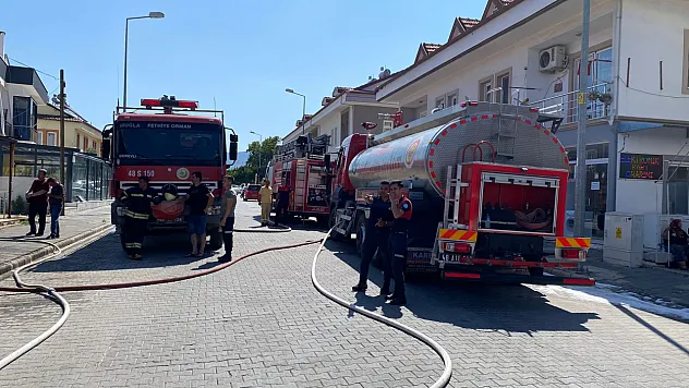 Fethiye'de Korkutan Yangın