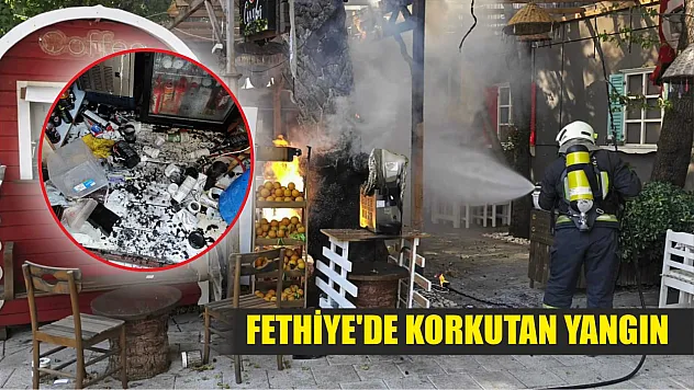 Fethiye'de Korkutan Yangın 