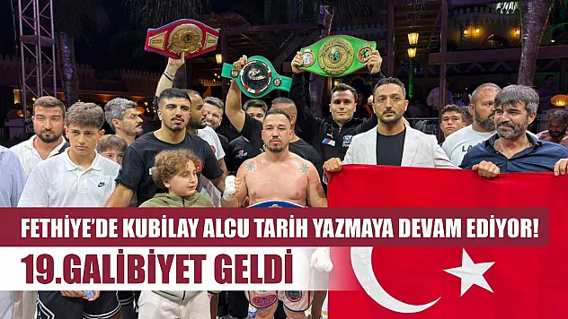 Fethiye'de Kubilay Alcu Tarih Yazmaya Devam Ediyor! 19.Galibiyet Geldi