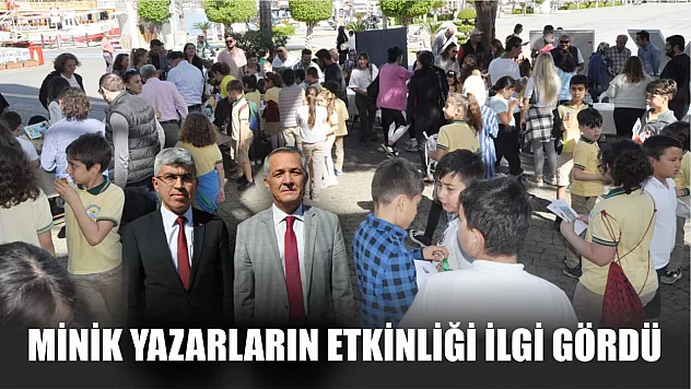 Fethiye'de minik yazarların etkinliği ilgi gördü