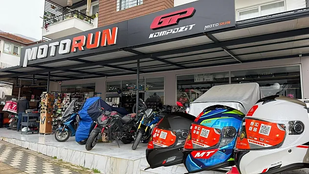 Fethiye'de Motorun'da kask modellerinde yüzde 10 indirim