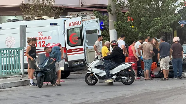 Fethiye'de motosiklet ile otomobil çarpıştı: 1 yaralı